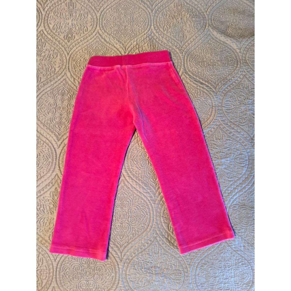 Beautiful Lilly Pulitzer Girl’s Pink Velour stretch pants size 5 - Picture 4 of 4